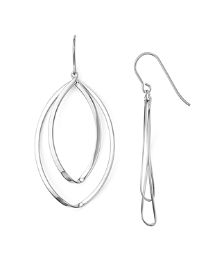 Sterling Silver Twist Drop Earrings - 100% Exclusive