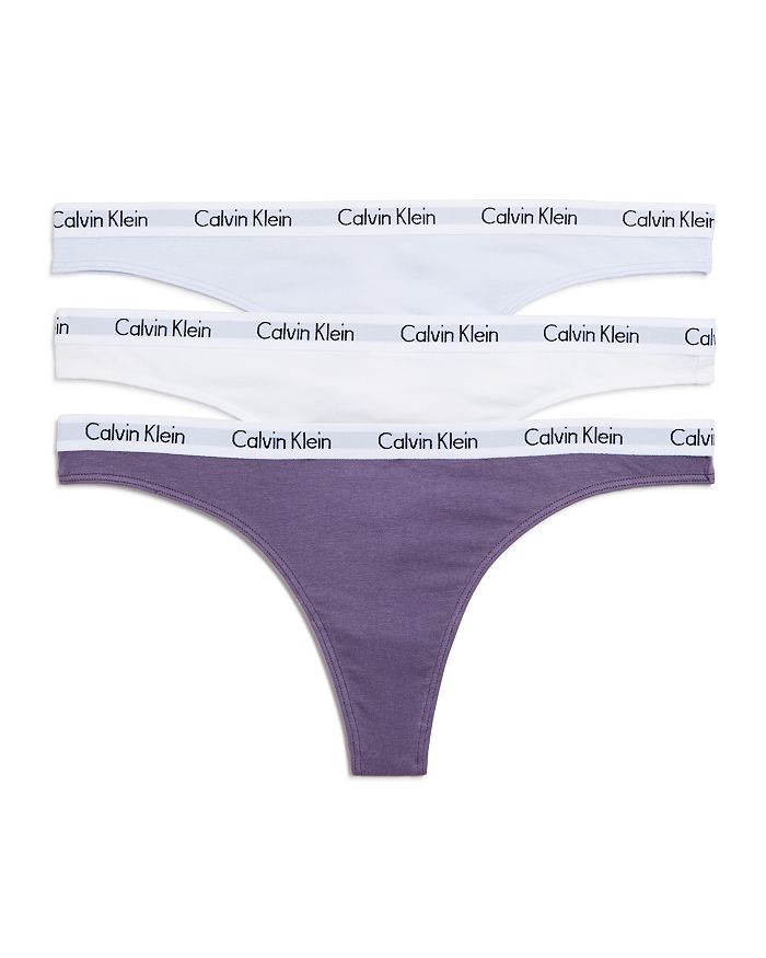 Calvin Klein Carousel Thongs, Set of 3 | Bloomingdale's