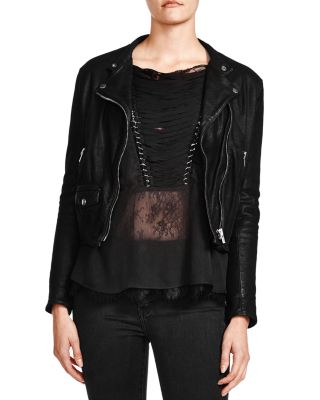 kooples leather moto jacket
