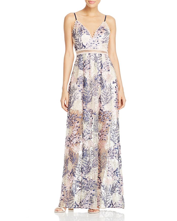 Maddie embroidered sale maxi dress blush