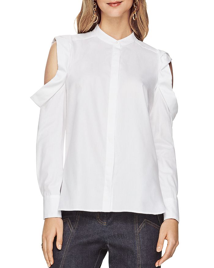 Bcbgmaxazria shop white blouse