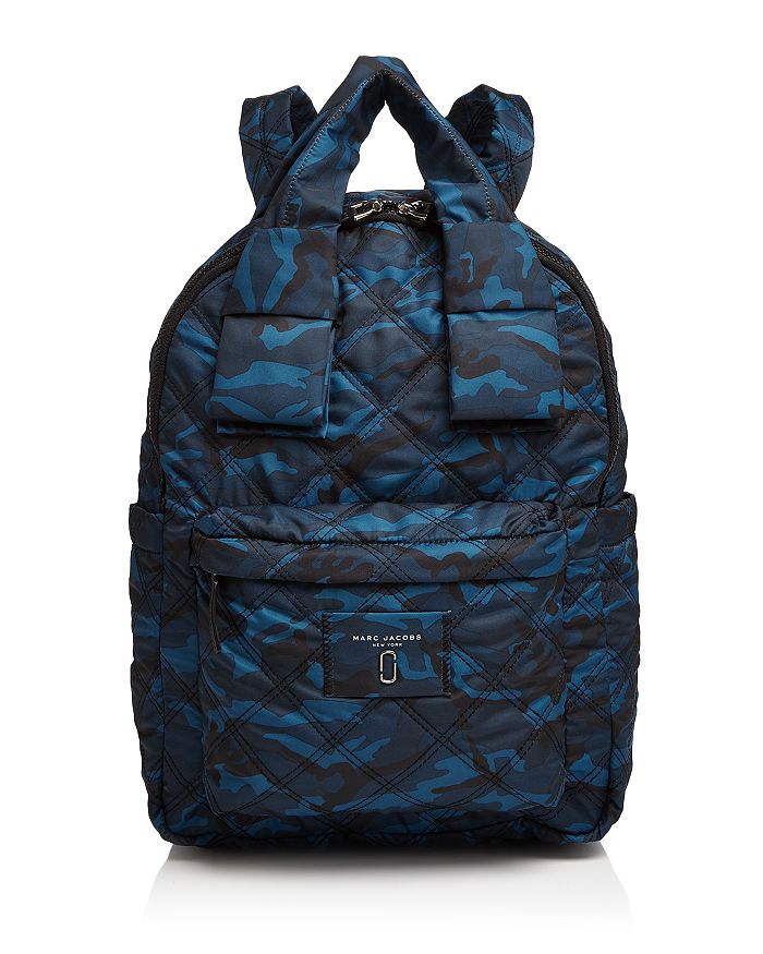 MARC JACOBS MARC JACOBS Knot Camo Print Large Nylon Backpack
