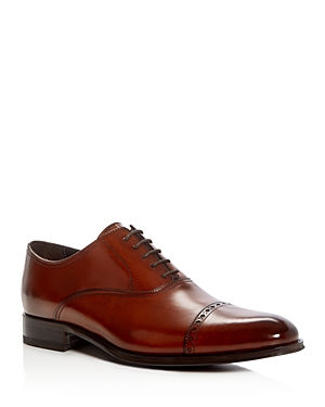 To Boot New York Mcallen Cap Toe Leather Oxfords In Cognac