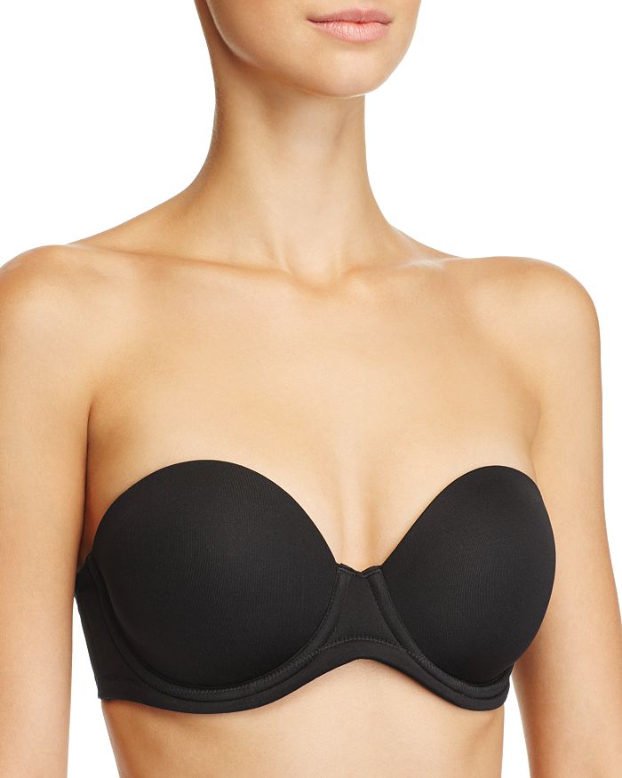 Shop Wacoal Red Carpet Strapless Full Bust Underwire Bra In Black