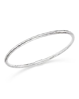 IPPOLITA - Ippolita Sterling Silver Skinny Hammered Bangle