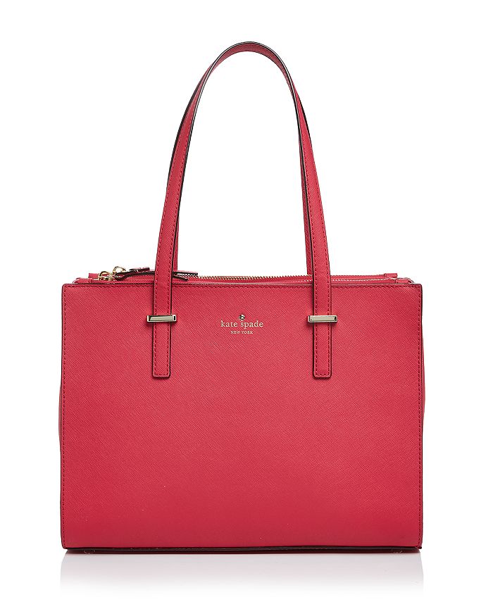 kate spade new york On Purpose Saffiano Leather Zip Top Tote - Macy's