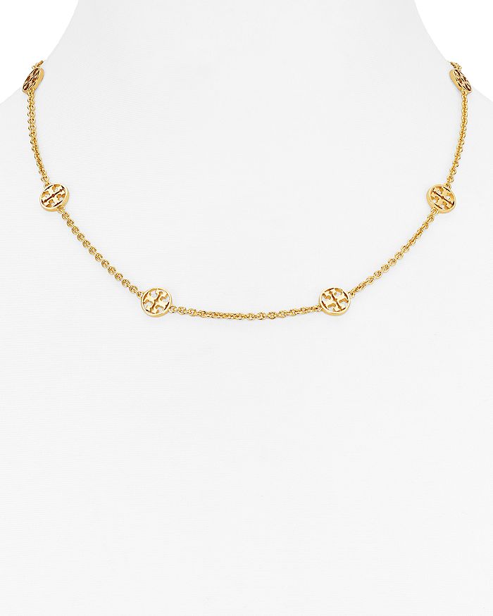 TORY BURCH DELICATE LOGO NECKLACE, 18,37419