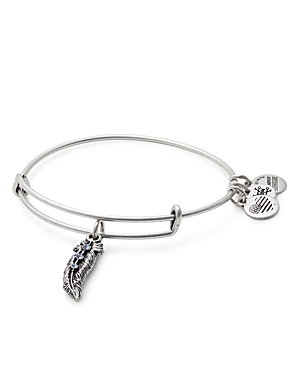ALEX AND ANI ALEX AND ANI FEATHER EXPANDABLE WIRE BANGLE,A17EB25RS