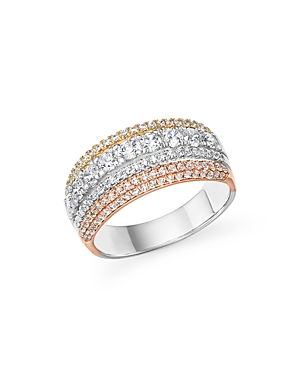 Diamond Multi Row Ring in 14K Gold, 1.40 ct. t.w. - 100% Exclusive