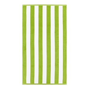 Kassatex Cabana Stripe Beach Towel In Lime