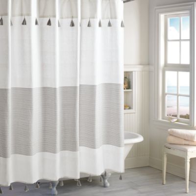 Panama Stripe Shower Curtain