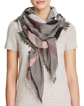 Burberry - Relaxed Mega Check Square Scarf