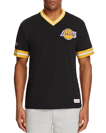 Mitchell Ness Los Angeles Lakers Vintage Nba V Neck Tee Bloomingdale S