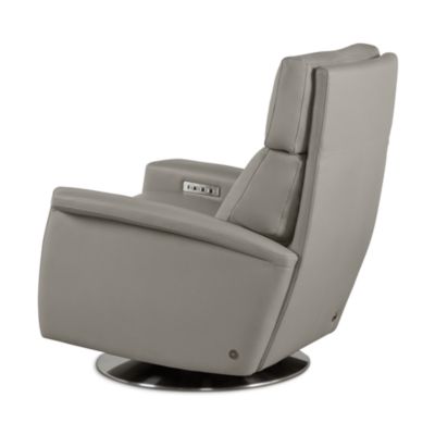 Felix Leather Power Swivel Recliner