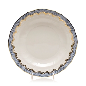 Herend Fishscale Dinner Plate In Light Blue