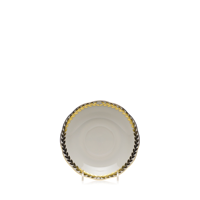 Herend Golden Laurel Tea Saucer In Gold