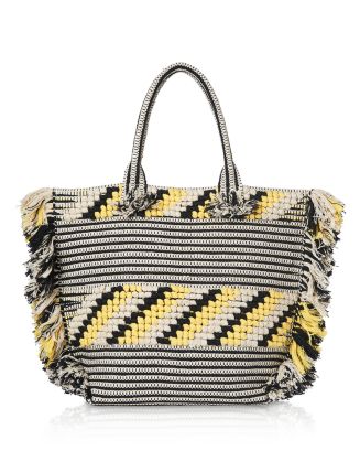 Whistles Manzoni Woven Fringe Tote | Bloomingdale's