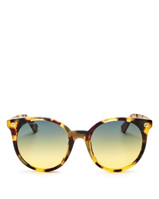 gucci 52mm round sunglasses