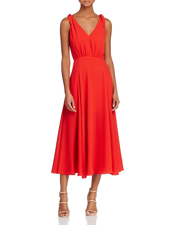 Betsey Johnson Crepe Georgette Midi Dress Bloomingdale s