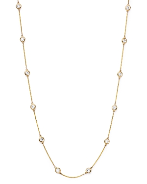 Diamond Station Necklace in 14K Yellow Gold, 2.60 ct. t.w. - 100% Exclusive