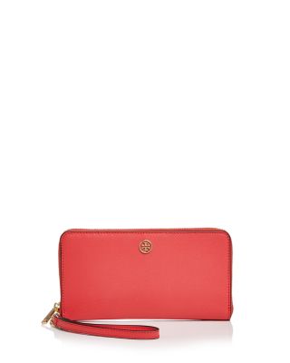 tory burch parker zip continental wallet