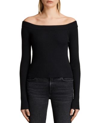 ALLSAINTS Lavine Off-the-Shoulder Top | Bloomingdale's