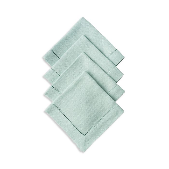 Juliska Heirloom Linen Ice Blue Cocktail Napkin Set/4 Bloomingdale's