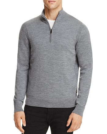 Michael Kors Merino Wool Half-Zip Sweater - 100% Exclusive | Bloomingdale's