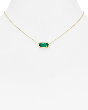 Photos - Pendant / Choker Necklace KENDRA SCOTT Elisa Birthstone Necklace, 15 May/Emerald Cats Eye N5067GLD 