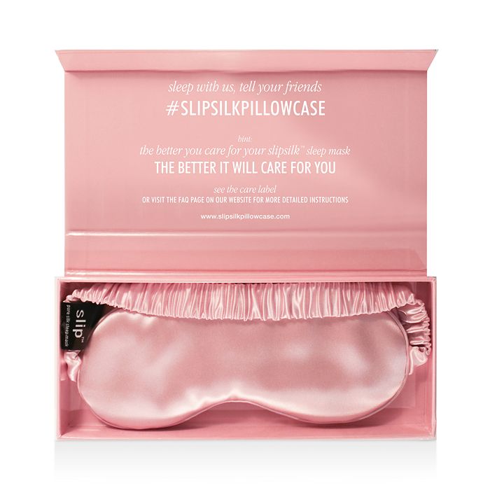 Shop Slip For Beauty Sleep Pure Silk Sleep Mask In Pink