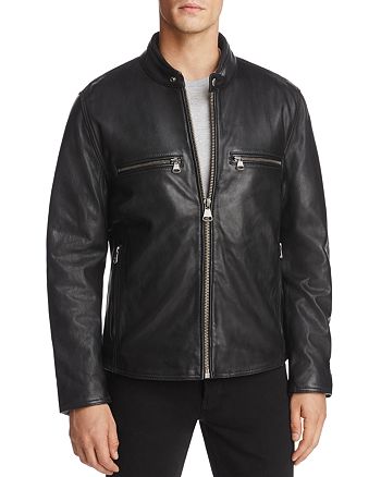 Marc New York Bedford Leather Moto Jacket | Bloomingdale's