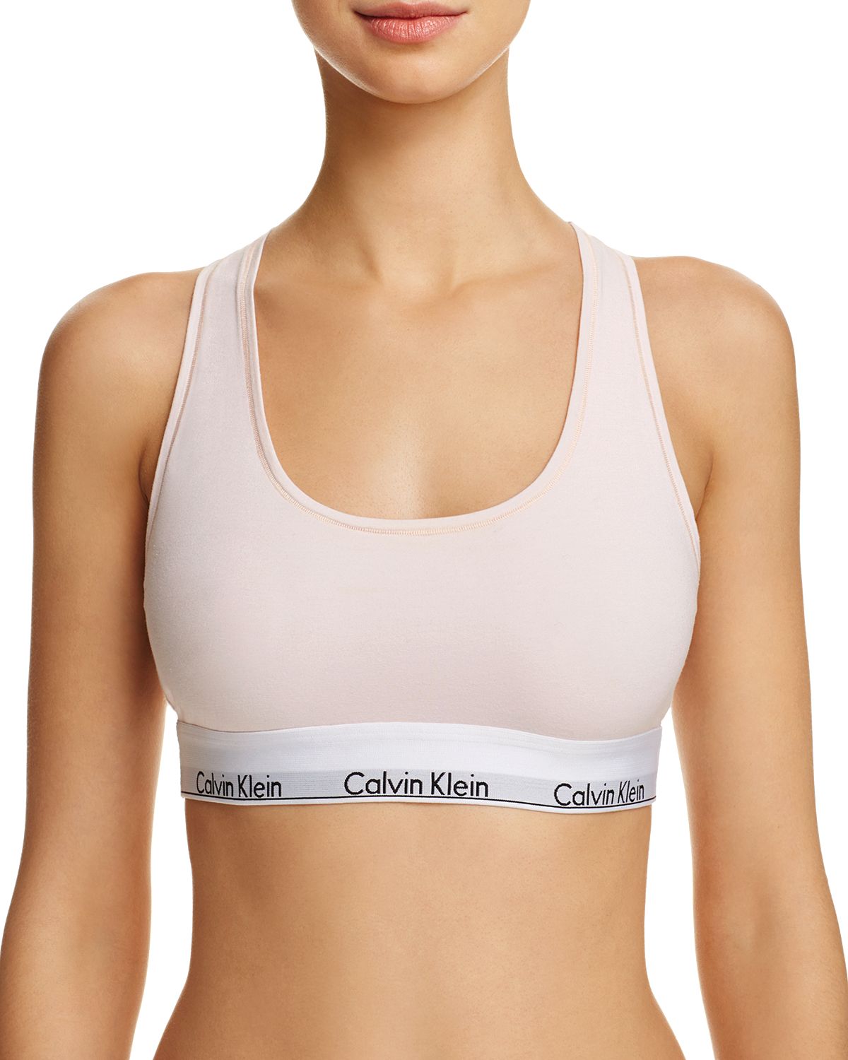 Photo 1 of Calvin Klein Women's Regular Modern Cotton Bralette, Nymph'S Thigh, Large
