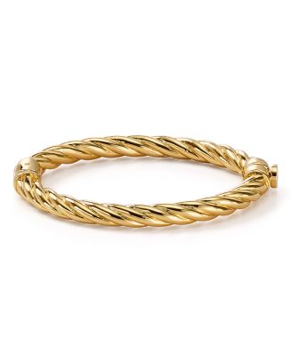 アクセサリー DORJE TWIST BANGLE Tory Burch Twisted Rope Hinge Bangle | Bloomingdale's Jewelry