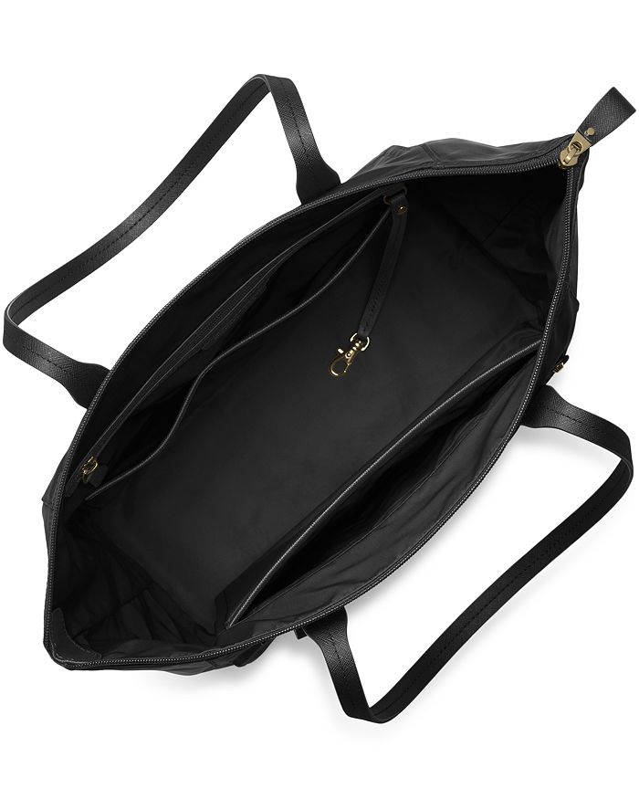 Michael Michael Kors Kelsey Large Nylon Zip Tote Bag In Black | ModeSens