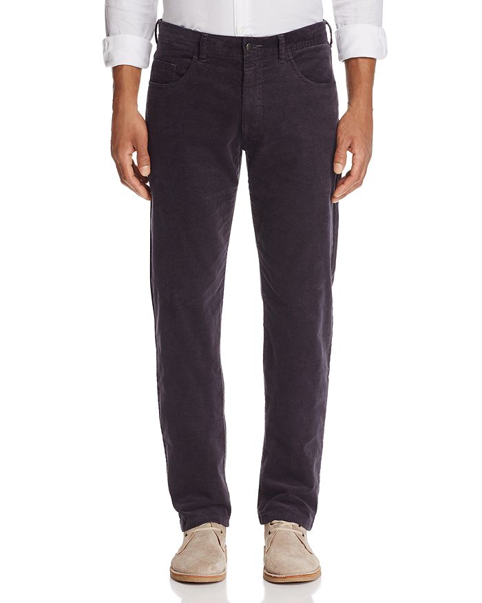 The Men's Store At Bloomingdale's Corduroy Tailored Fit Pants - 100% Exclusive In Slate Blue