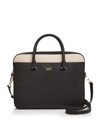  Kate Spade New York Staci Saffiano Leather Laptop Tote Shoulder  Bag Color Block : Clothing, Shoes & Jewelry