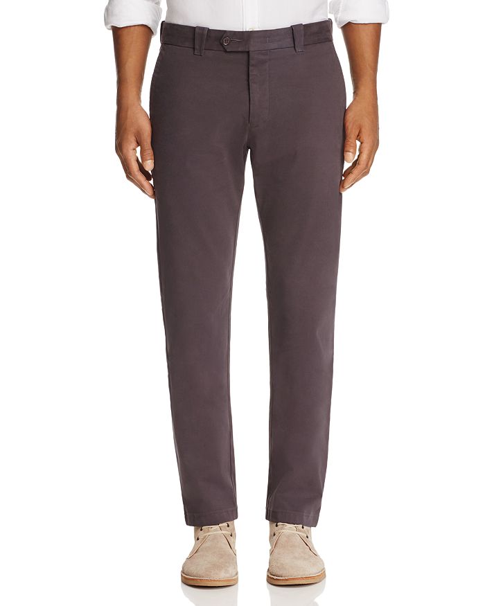The Men's Store At Bloomingdale's Tailored Fit Chinos - 100% Exclusive In Pavement Gray