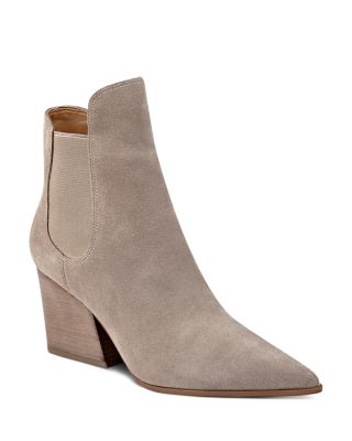 Kendall Kylie KENDALL and KYLIE Finley Suede Pointed Toe Block Heel Booties Bloomingdale s