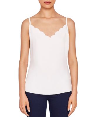 siina scallop neckline cami top