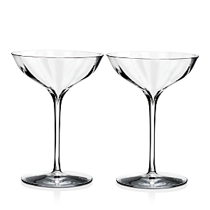 Waterford Elegance Optic Belle Coupe, Set Of 2