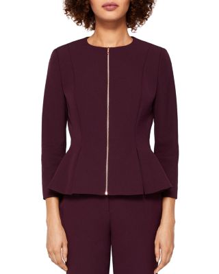 Ted baker outlet peplum coat