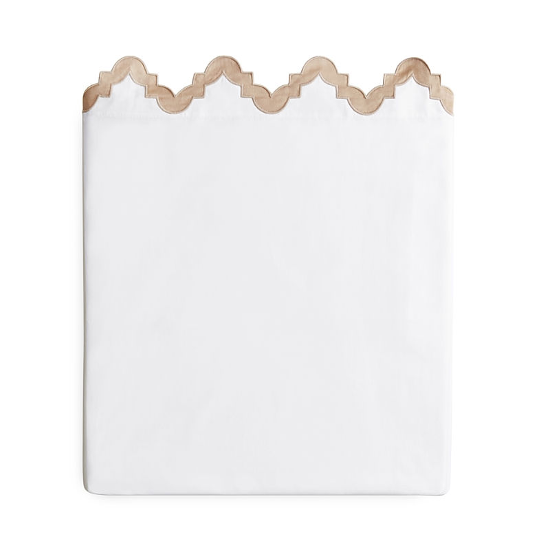 Matouk Aziza Flat Sheet, King In Champagne