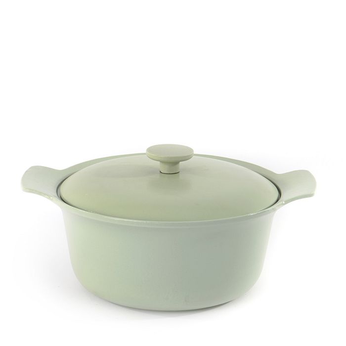 Berghoff Ron Cast Iron Covered Stockpot, 4.4 Qt, 10 In Green