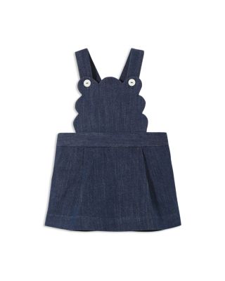 Girls Jacadi overalls dress. Size 12 months main image 1