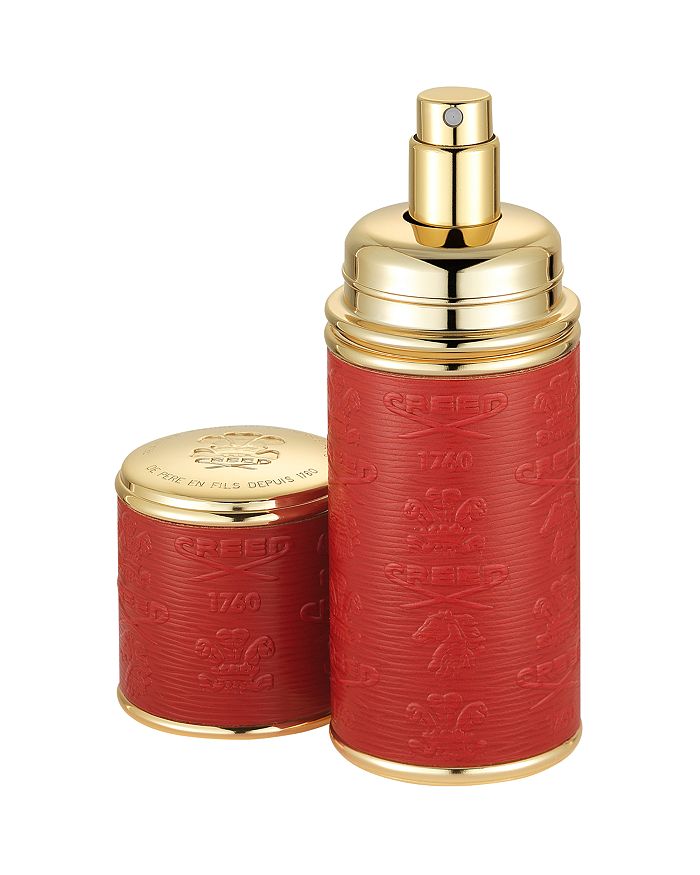 CREED DELUXE LEATHER & GOLD-TONE BOTTLE ATOMIZER,1505000481