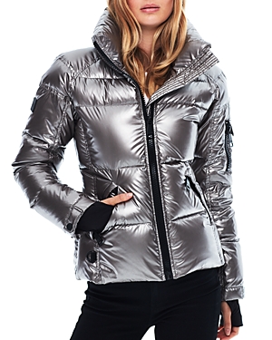 Shop Sam Freestyle Down Jacket In Gunmetal