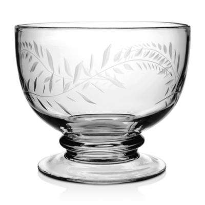 William Yeoward Crystal - Country Jasmine Footed Serving Bowl