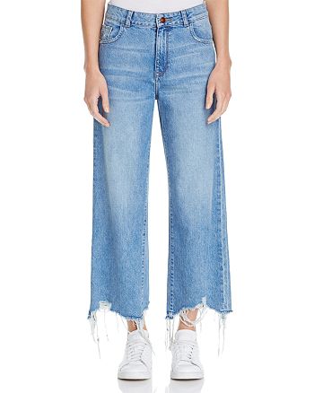 DL1961 Hepburn High-Rise Wide-Leg Jeans in Slate | Bloomingdale's