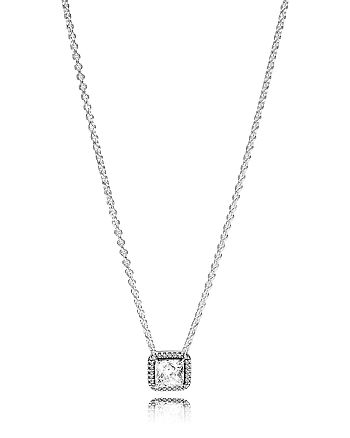 Pandora - Sterling Silver & Cubic Zirconia Timeless Elegance Pendant Necklace