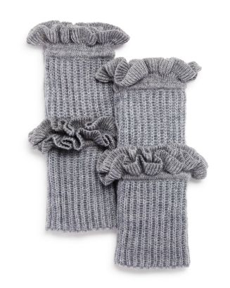 Rebecca Minkoff Ruffled Fingerless Gloves | Bloomingdale's